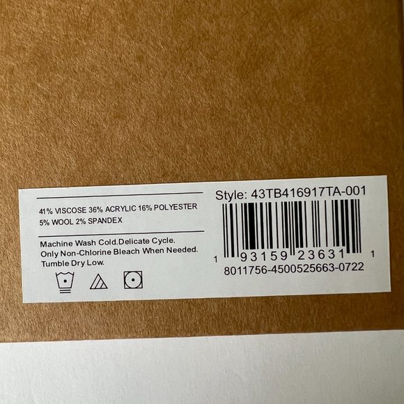 TIMBERLAND Women's 3 Pair Wool Blend Boot Socks NIB - Picture 3 of 5